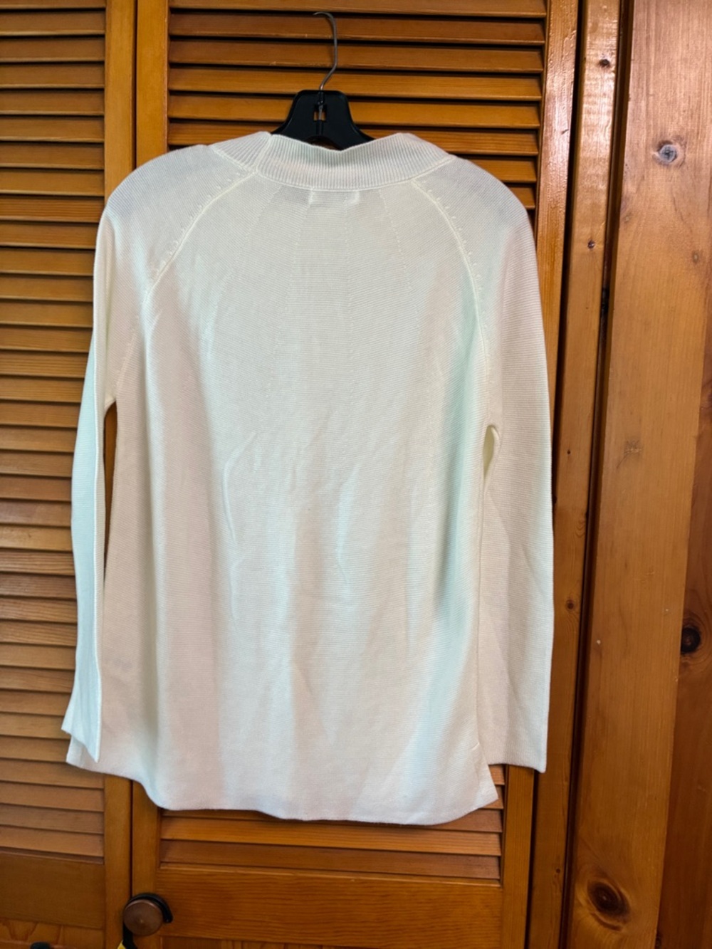 Calvin Klein Off-White Scoop Neck Knit Sweater length 28”pit to pit 18” - Picture 3 of 4